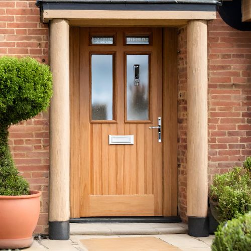 Traditional Wooden Front Door